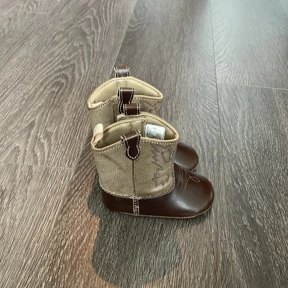 Brown Baby Cowboy Boots - Picture 2 of 7